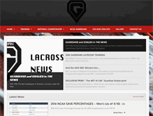 Tablet Screenshot of guardiansports.net